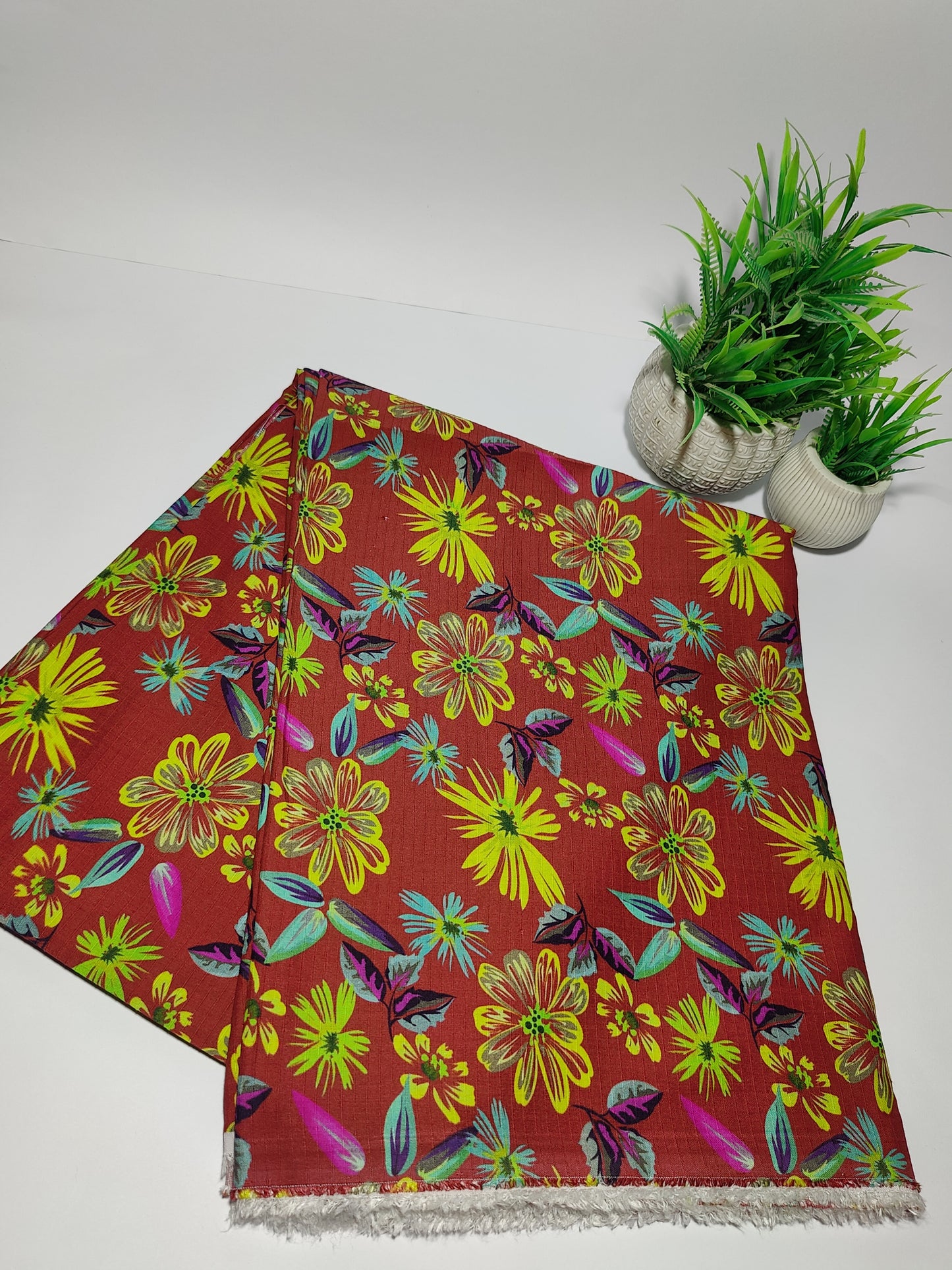 Ladies Bana Dora Lawn Printed Suit - Unstitched- 2 Piece