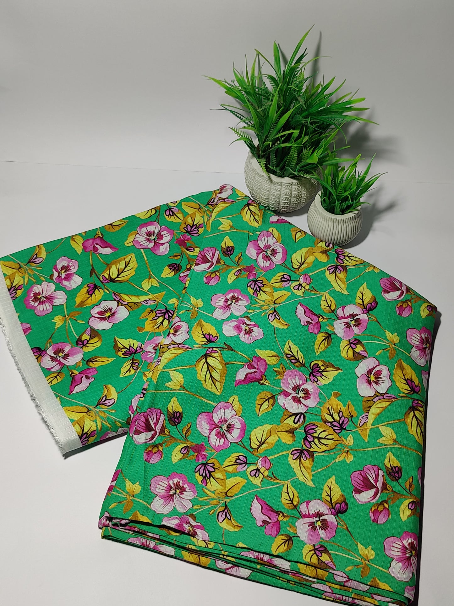 Ladies Bana Dora Lawn Printed Suit - Unstitched- 2 Piece