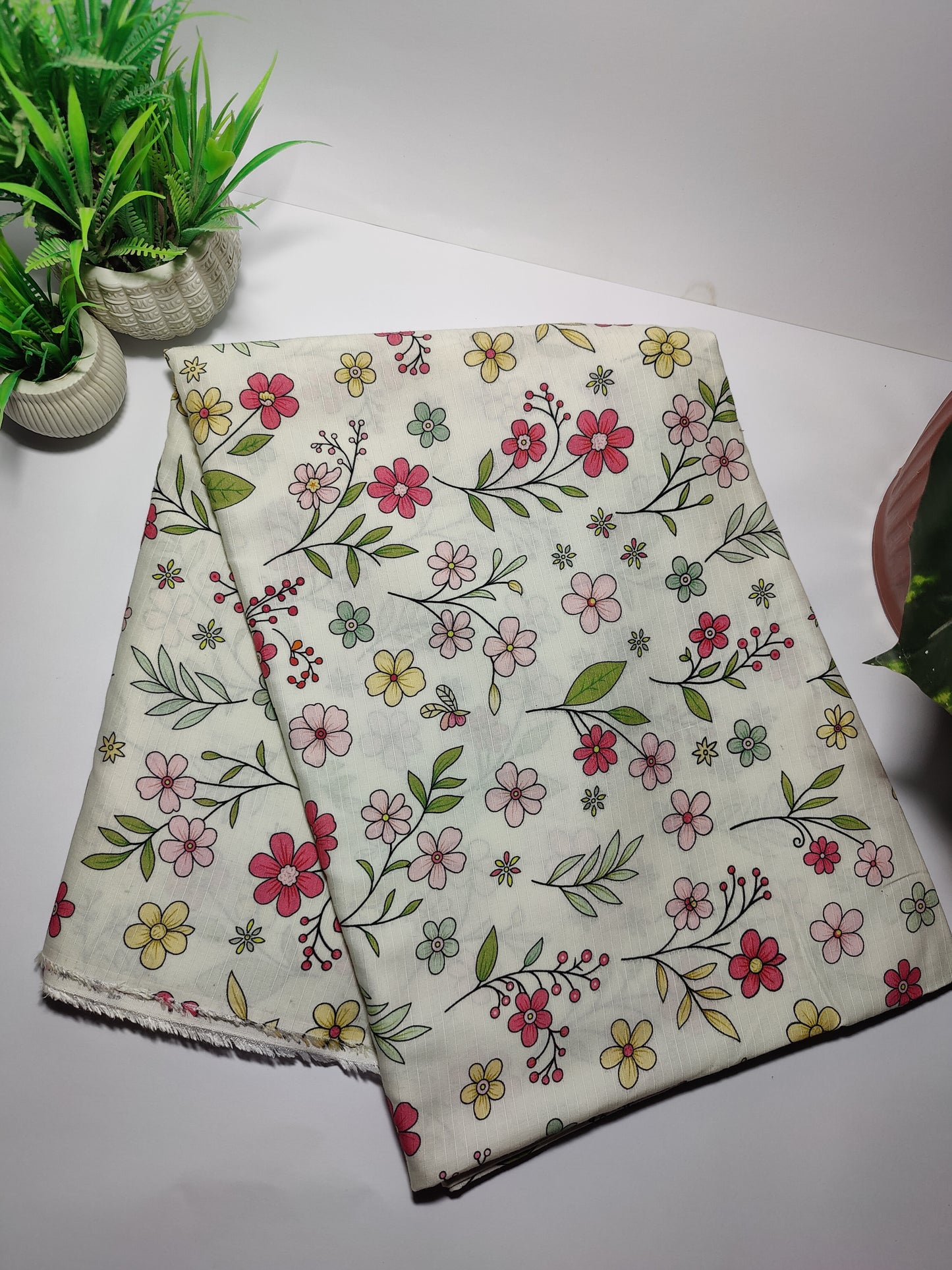 Ladies Bana Dora Lawn Printed Suit - Unstitched- 2 Piece