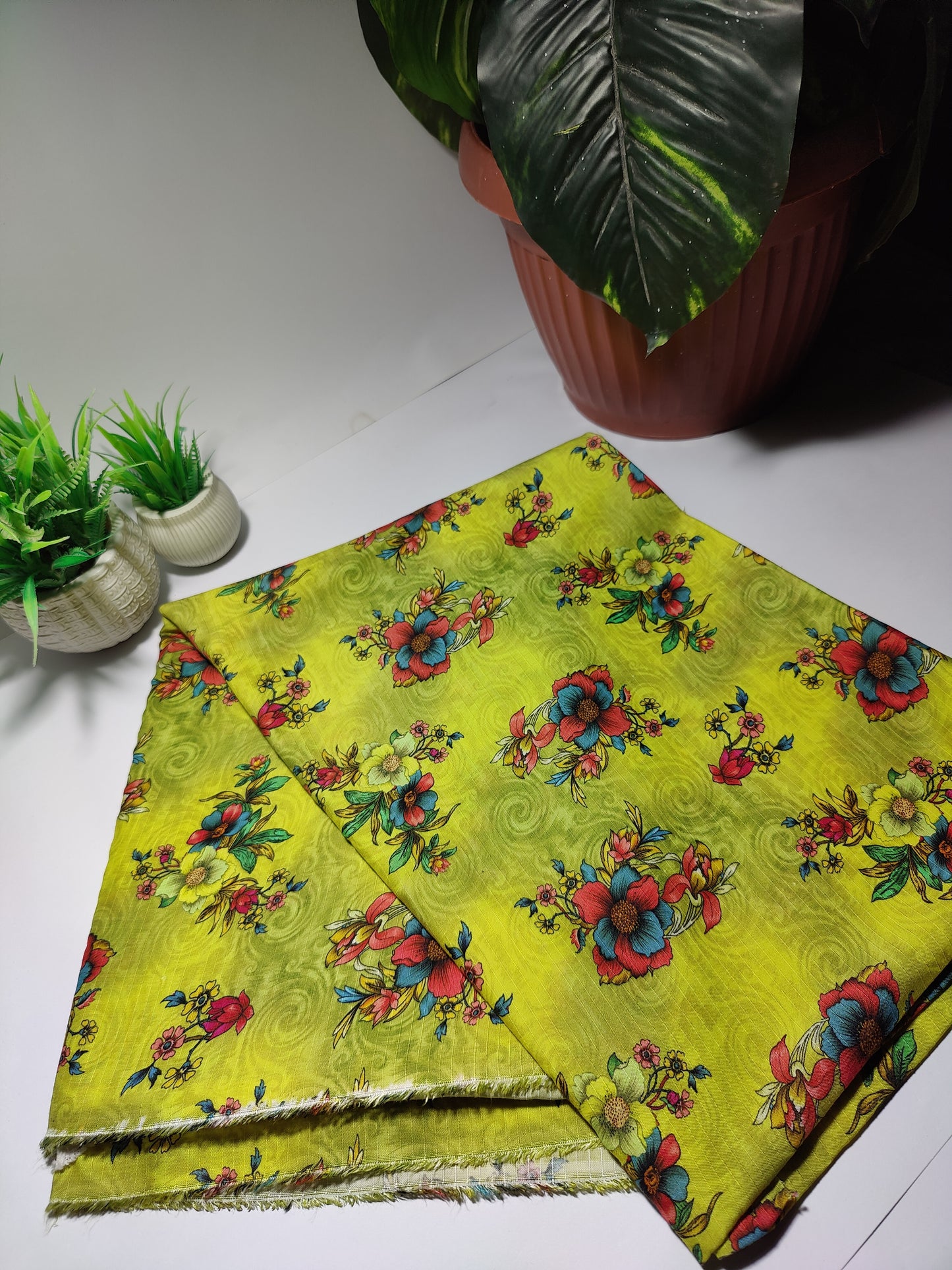 Ladies Bana Dora Lawn Printed Suit - Unstitched- 2 Piece