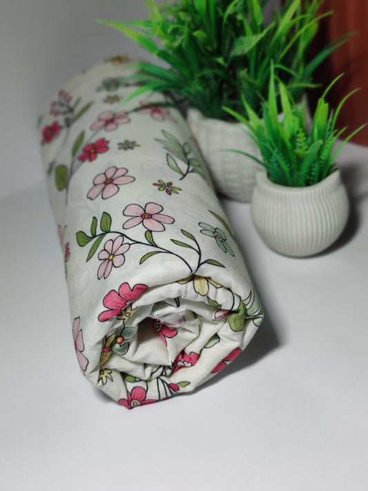 Ladies Bana Dora Lawn Printed Suit - Unstitched- 2 Piece